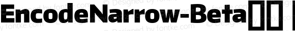 EncodeNarrow-Beta36 900 Black Regular