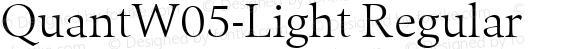 QuantW05-Light Regular