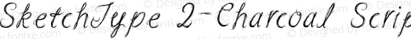 SketchType 2-Charcoal Script Regular