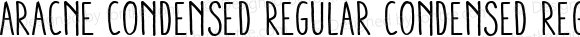 Aracne Condensed Regular Condensed Regular