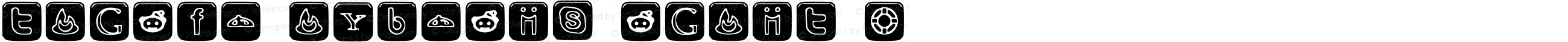 SOCIAL OUTLINE ICONS