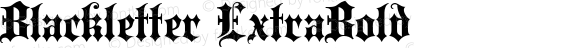 Blackletter ExtraBold