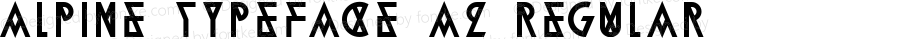 Alpine Typeface A2 Regular Version 1.000