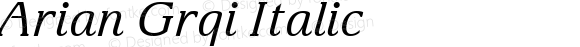 Arian Grqi Italic