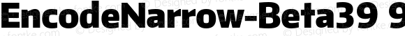 EncodeNarrow-Beta39 900 Black Regular
