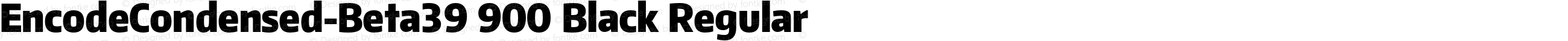 EncodeCondensed-Beta39 900 Black