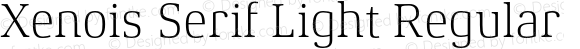 Xenois Serif Light Regular