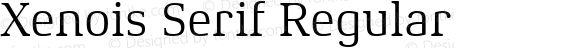 Xenois Serif Regular
