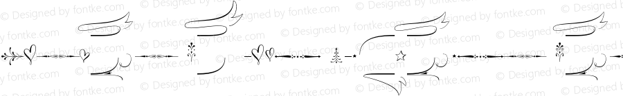 Wishes Script Ornaments Text Bold