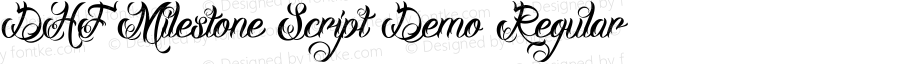 DHF Milestone Script Demo Regular Version 1.000 | Personal Use Only