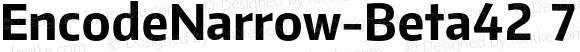EncodeNarrow-Beta42 700 Bold Regular