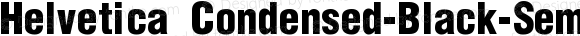 Helvetica Condensed-Black-SemiBold