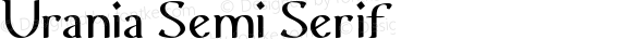 Urania Semi Serif