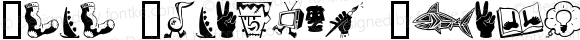 Zono Dingbats Regular Macromedia Fontographer 4.1.4 11/6/00