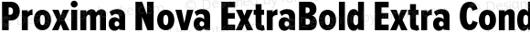 Proxima Nova ExtraBold Extra Condensed