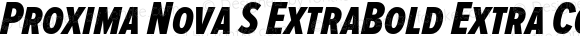 Proxima Nova S ExtraBold Extra Condensed Italic