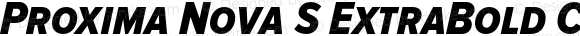 Proxima Nova S ExtraBold Condensed Italic