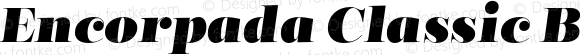 Encorpada Classic Black Italic