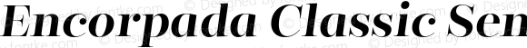 Encorpada Classic SemiBold Italic