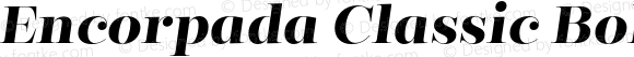Encorpada Classic Bold Bold Italic