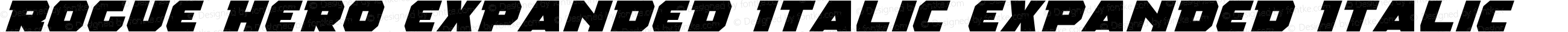 Rogue Hero Expanded Italic Expanded Italic