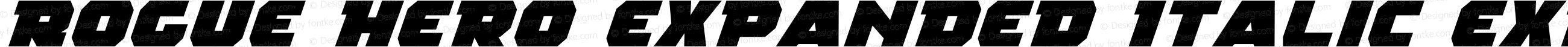 Rogue Hero Expanded Italic Expanded Italic