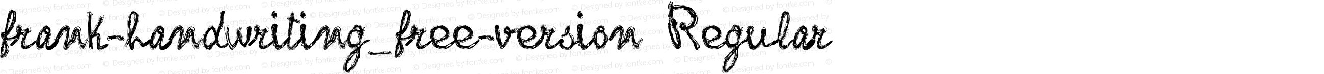 frank-handwriting_free-version Regular