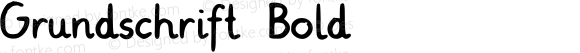 Grundschrift Bold