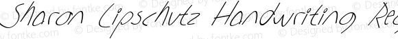 Sharon Lipschutz Handwriting Italic