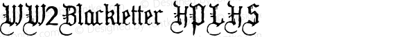 WW2Blackletter HPLHS