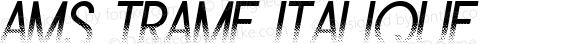 Ams Trame Italique Fontographer 4.7 26/01/12 FG4M­0000002045