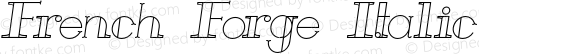 FrenchForge-Italic