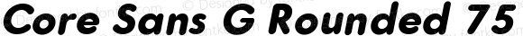 Core Sans G Rounded 75 ExtraBold Italic