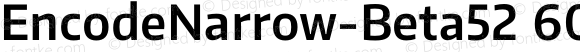 EncodeNarrow-Beta52 600 SemiBold