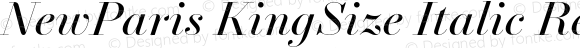 NewParis KingSize Italic