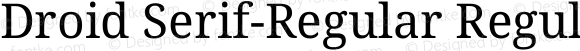Droid Serif-Regular Regular