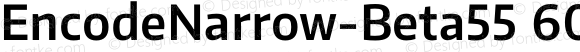 EncodeNarrow-Beta55 600 SemiBold