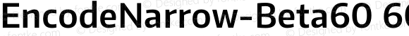 EncodeNarrow-Beta60 600 SemiBold