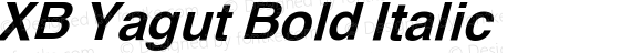 XB Yagut Bold Italic