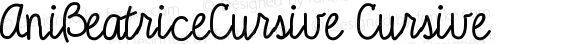 AniBeatriceCursive Cursive