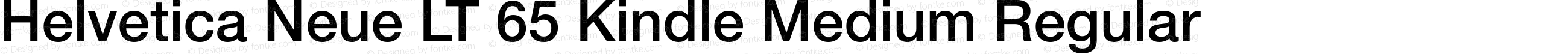 Helvetica Neue LT 65 Kindle Medium Regular