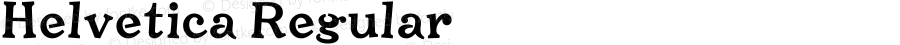 Helvetica Regular