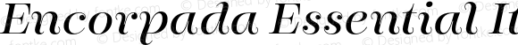 EncorpadaEssential-Italic