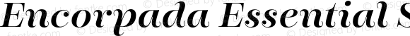 Encorpada Essential SemiBold Italic