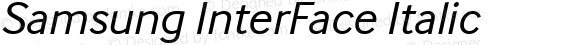 Samsung InterFace Italic