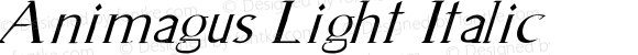 Animagus Light Italic