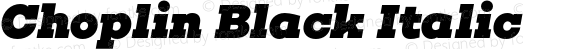 Choplin Black Italic