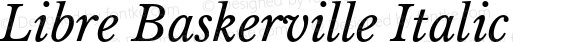 Libre Baskerville Italic