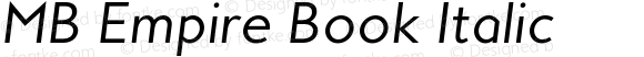 MBEmpire-BookItalic