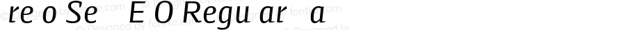 Preto Semi DEMO Regular Italic